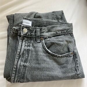 Zara Charcoal Denim Jeans